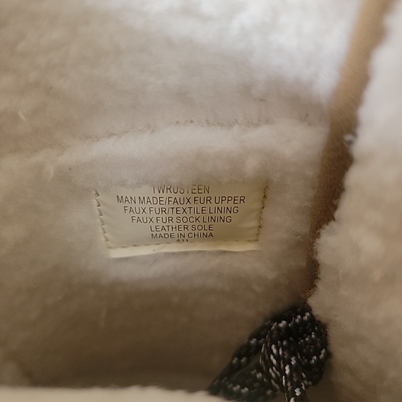 Tommy Hilfiger Rusteen boot Rain-snow Color Dark Natural size 8 New With Box - Picture 8 of 13